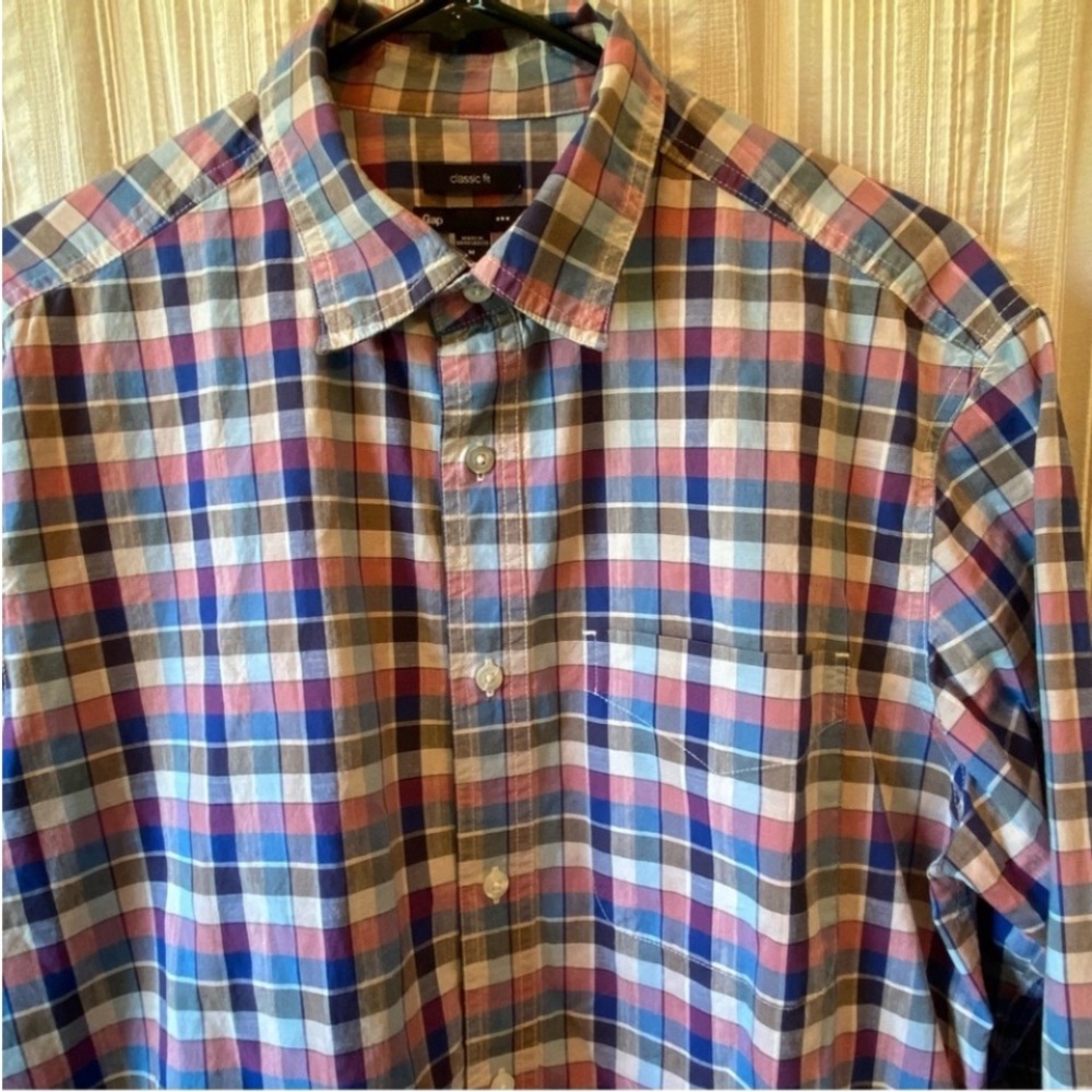 Classic Multicolor Plaid Men's Shirt